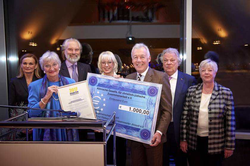 Altstadt-Preis 2017 an Kölnische Gesellschaft für christlich-jüdische Zusammenarbeit e.V.